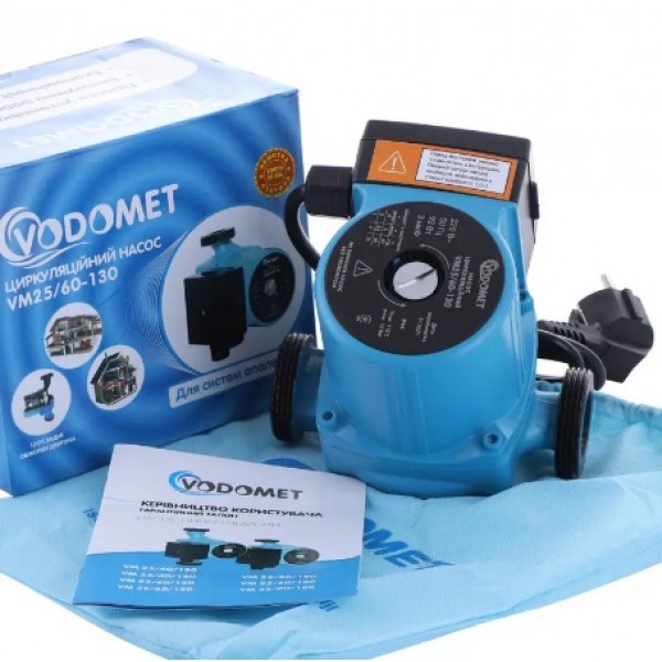 Насос циркуляционный VODOMET VM 25/60/130 медная обмотка